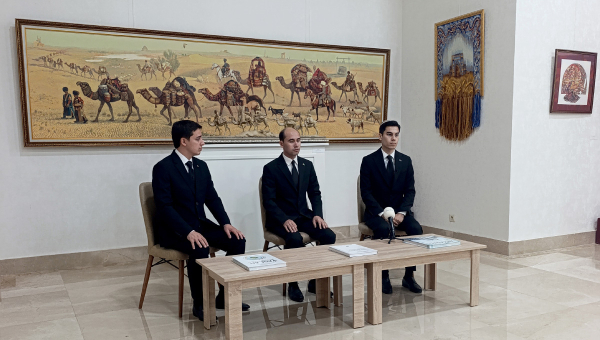 Türkmen Döwlet Maliýe instituty bilen bilelikde Arkadag şäheriniň  2 ýyllygy mynasybetli we Ýurdumyzyň ösüşleri barada syýasy gepleşik